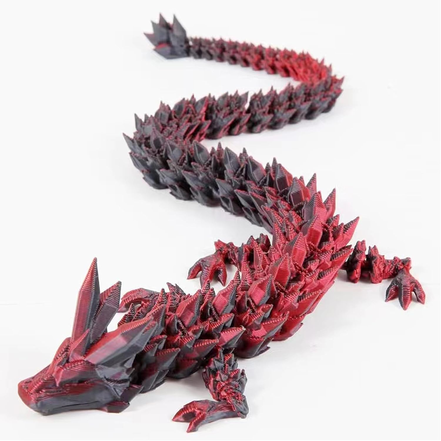 Thumbnail 2 de TXB3DOK 3pcs 12in 3D Printed Crystal Dragon set