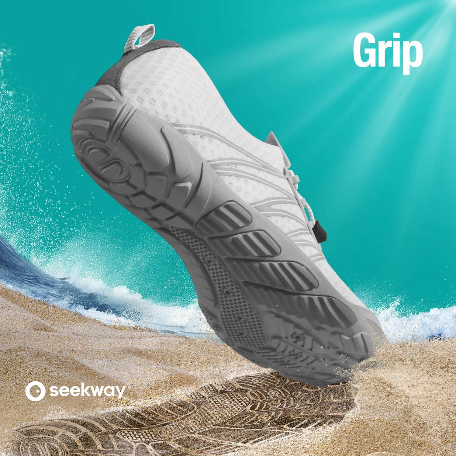 Detalle 2 de SEEKWAY Water Shoes Quick-Dry Aqua Sock for Men & Women (Barefoot Style)