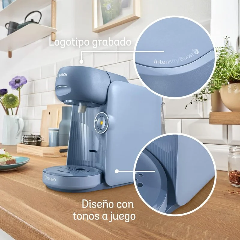 Thumbnail 1 de Bosch Tassimo Finesse TAS16B51400W Cafetera de Cápsulas Azul