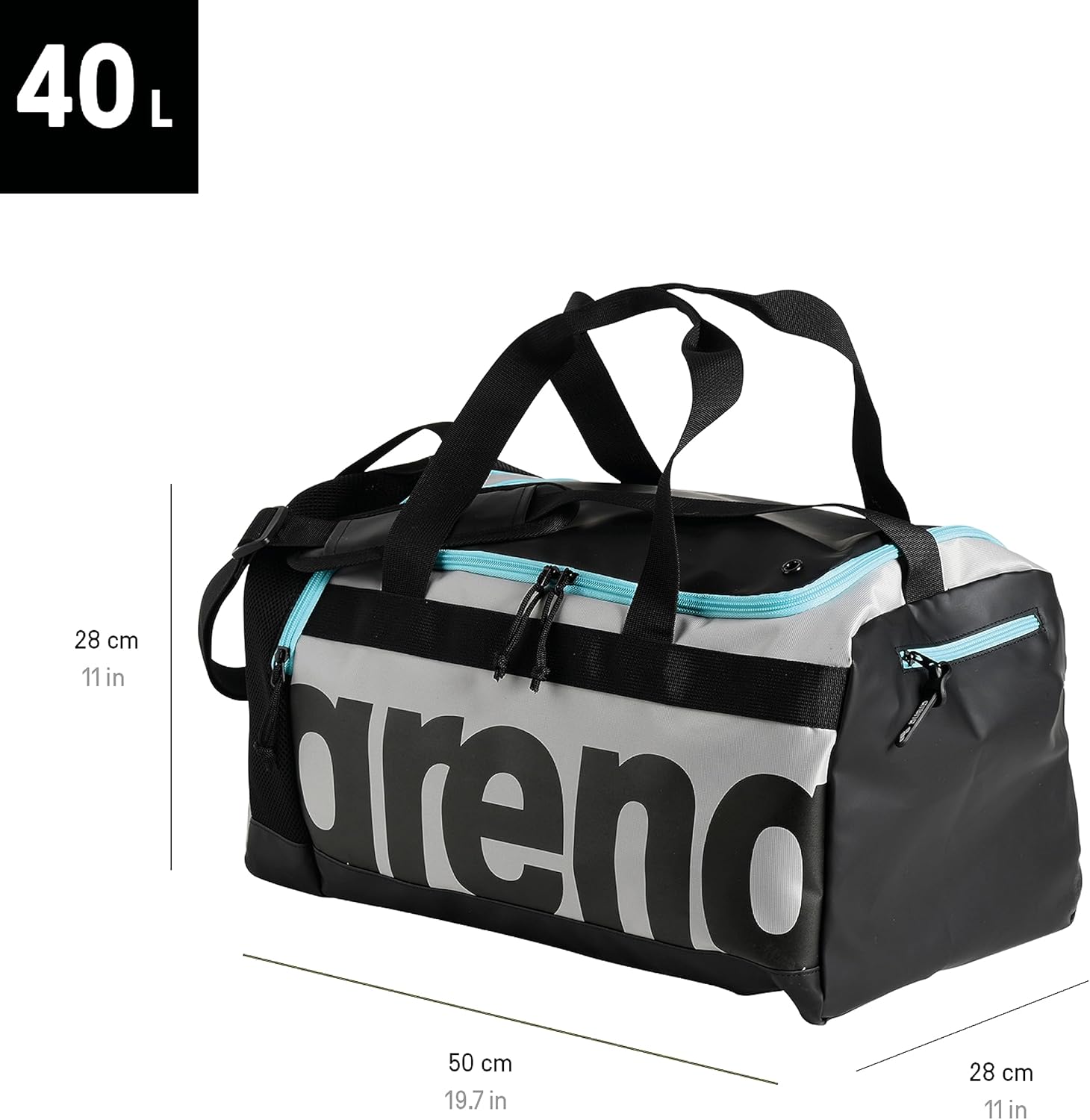 Thumbnail 3 de ARENA Spiky III 40 Duffle-Sporttasche – wasserabweisende Schwimmtasche mit 40 Liter