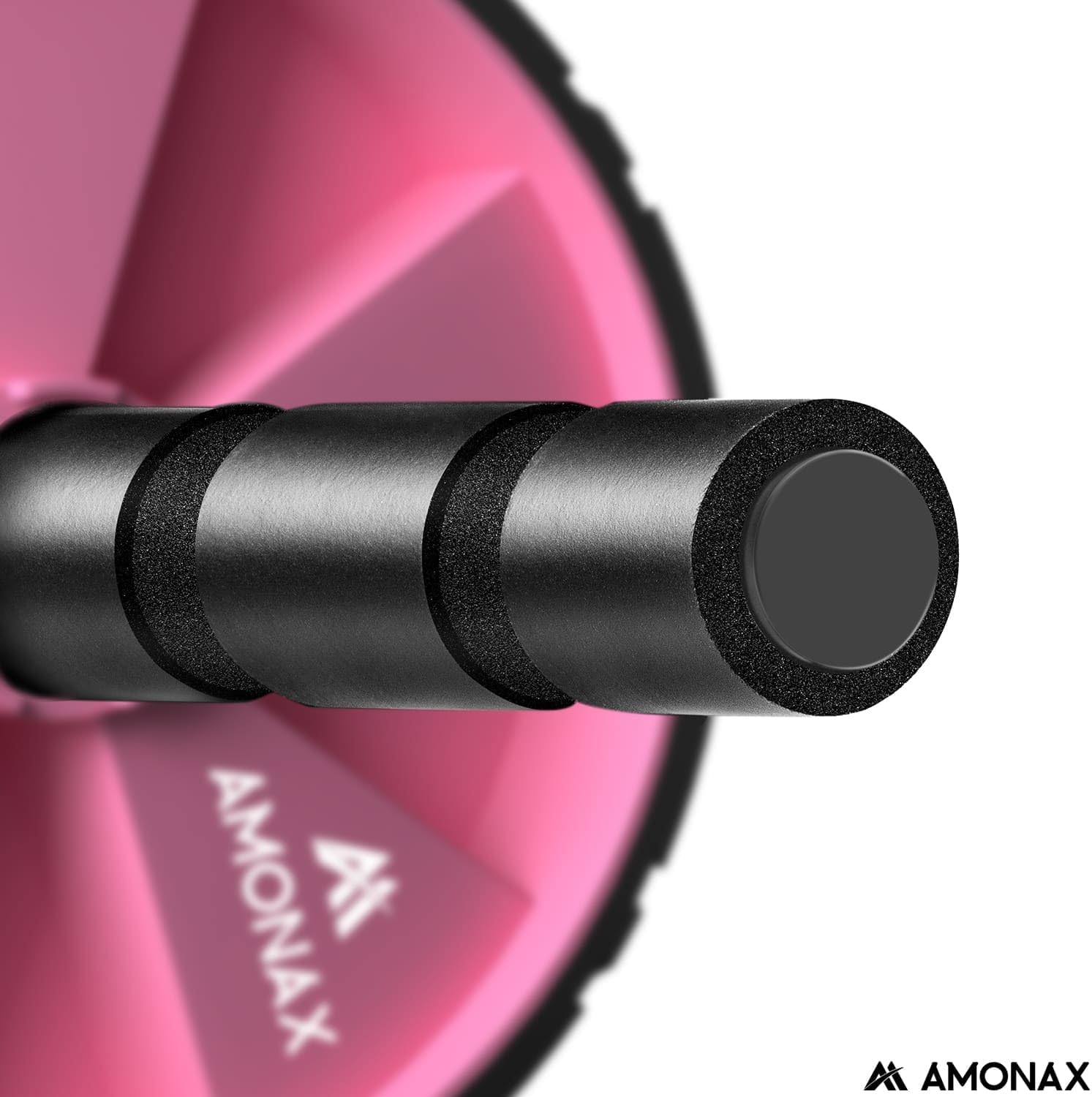 Detalle de Amonax Convertible Ab Wheel Roller with Large Knee Mat – Dual Wheel Core Trainer for Home or Gym