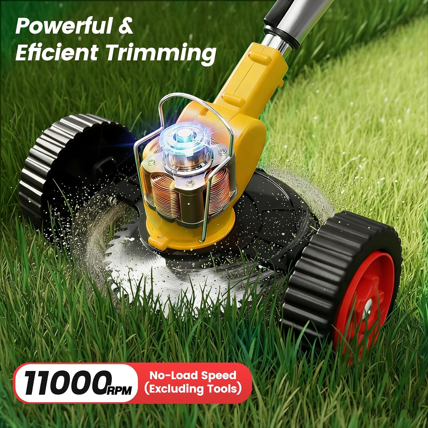 Detalle 2 de Cordless Weed Trimmer with 2.0Ah Batteries
