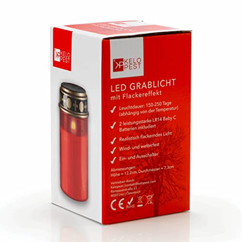 Detalle de KELOPEST LED-Grablicht mit austauschbaren Batterien