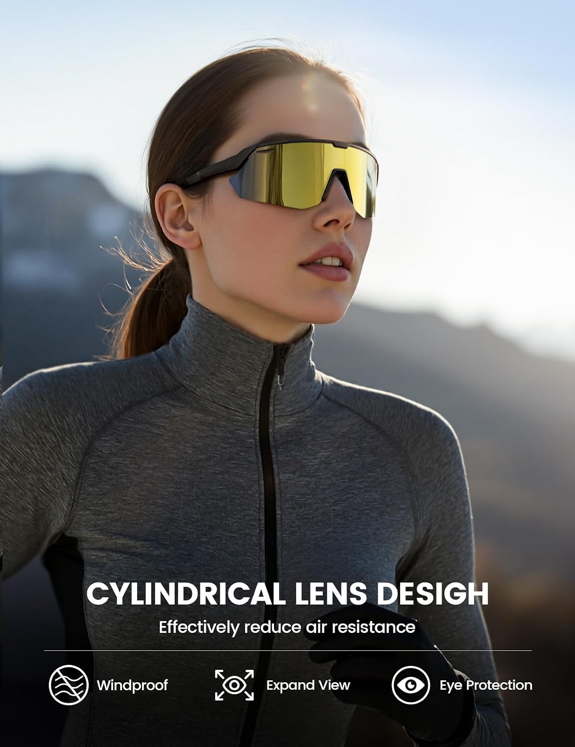 Detalle 1 de Lamicall Polarized Sports Sunglasses 24g