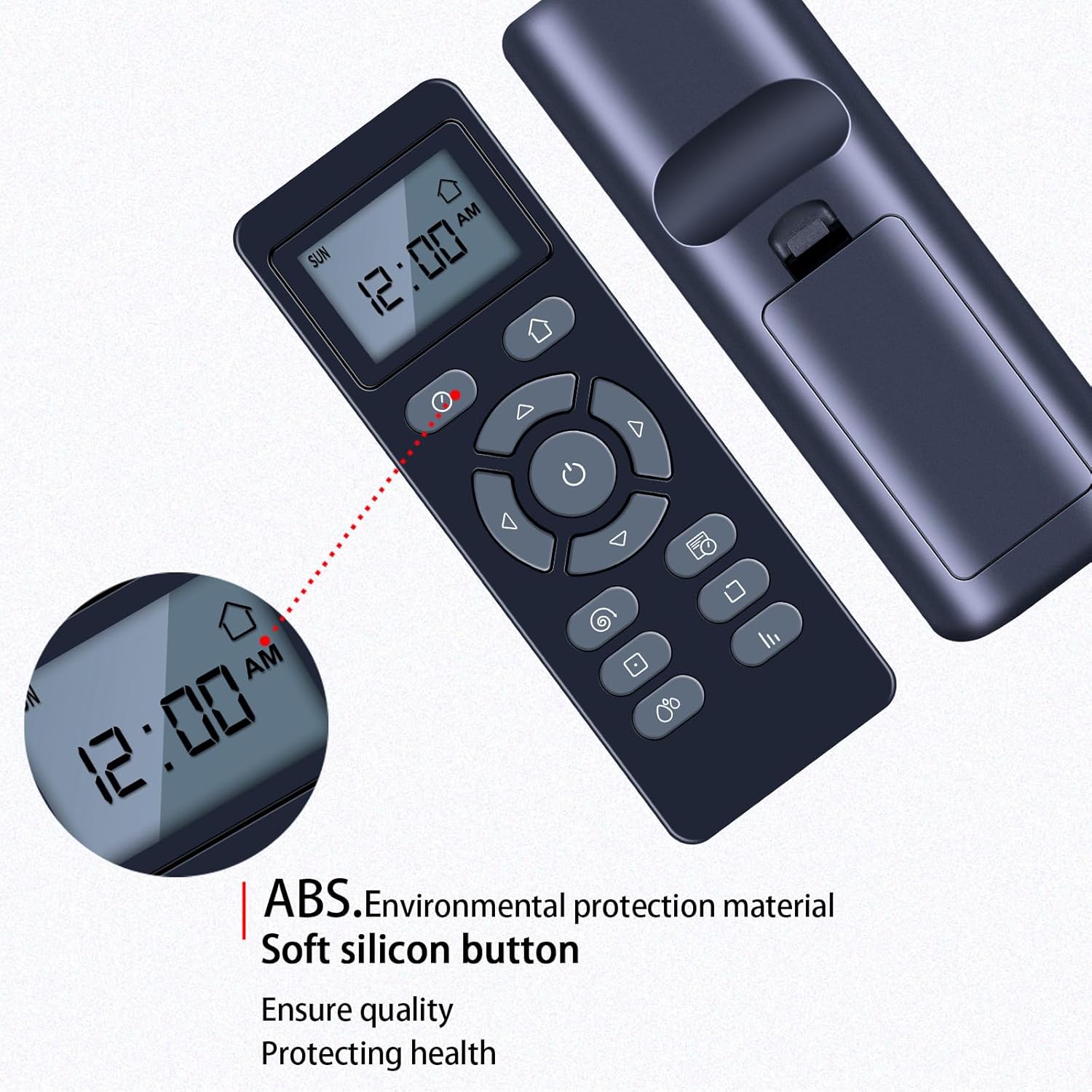 Thumbnail 2 de TCNOUMT Remote Control Replacement for Cecotec Conga 1790 Serie Vital Robot Vacuum Cleaner