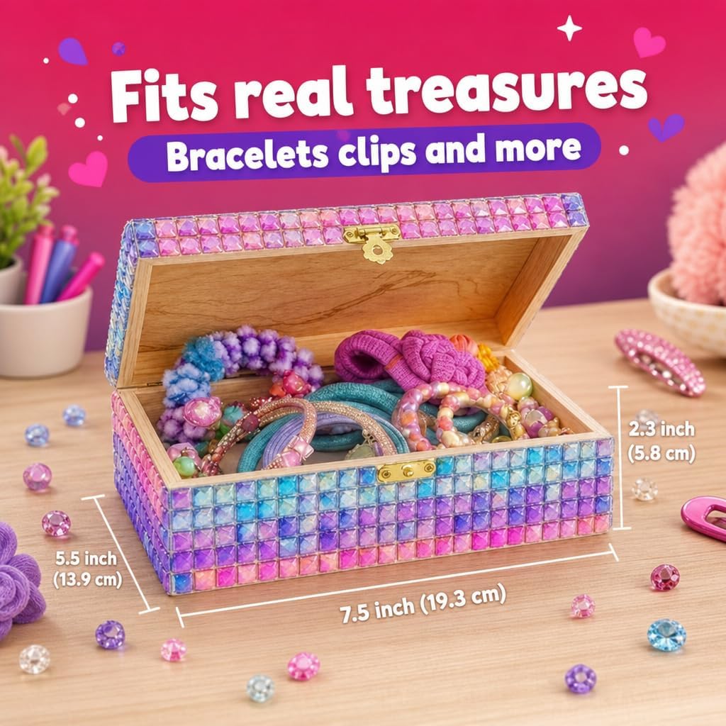 Thumbnail 5 de PURPLE LADYBUG Jewelry Box Craft for Girls Ages 8-12