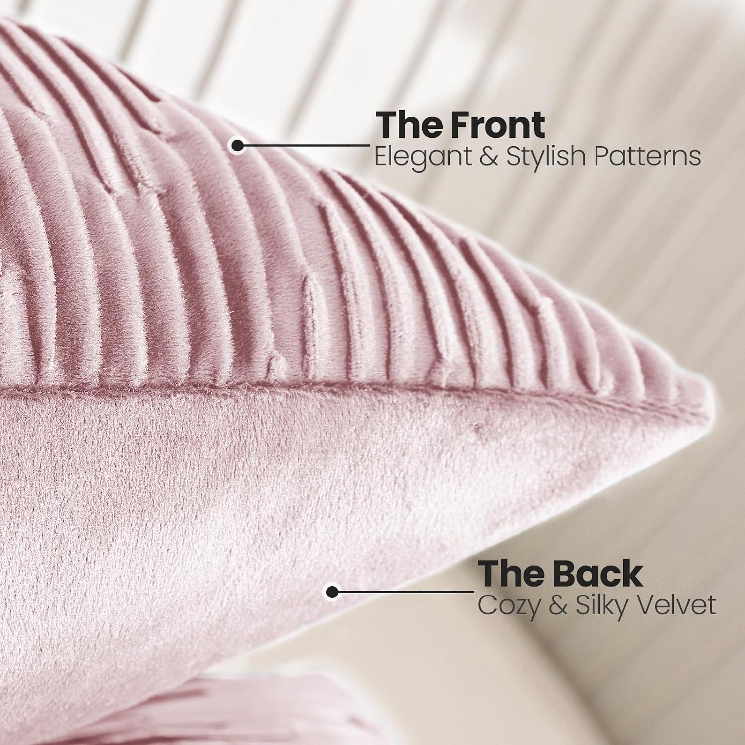 Detalle 2 de Ystyle Housse Coussin velours 60x60