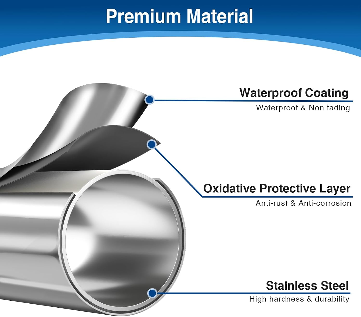 Thumbnail 1 de Toilet Roll Holder Free-Standing with Top Shelf — 4 Rolls, Stainless Steel
