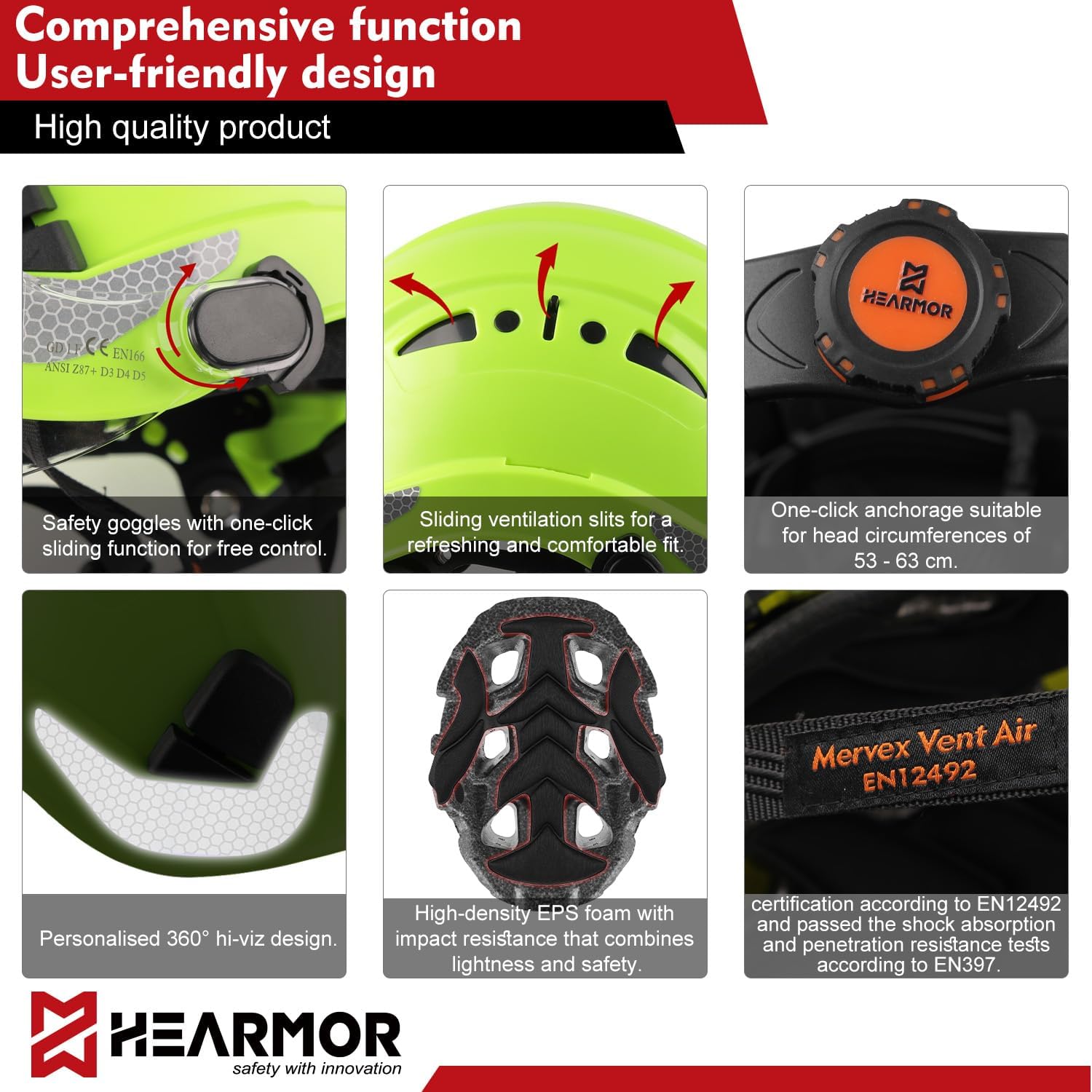 Thumbnail 4 de HEARMOR Mervex Vent Air Helmet