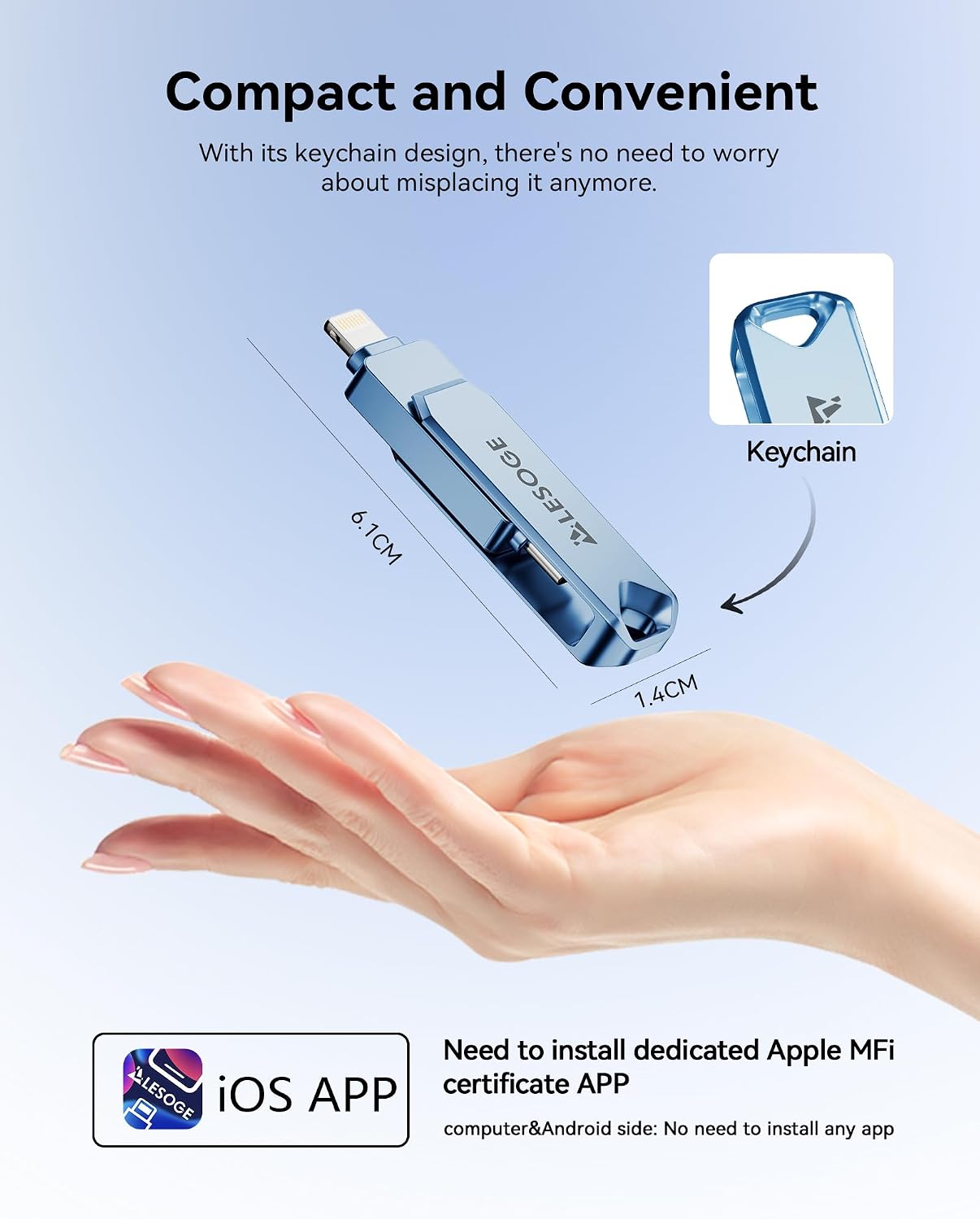 Thumbnail 6 de Flash Drive for iPhone, 256GB