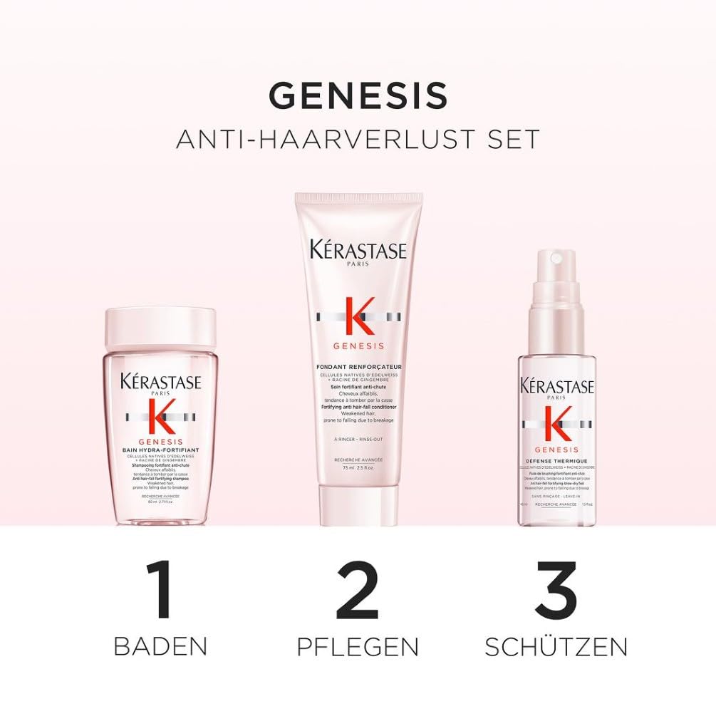 Thumbnail 2 de Kérastase Genesis Pflegeroutine Probierset mit Shampoo, Haarspülung & Hitzeschutzspray für feines, brüchiges Haar