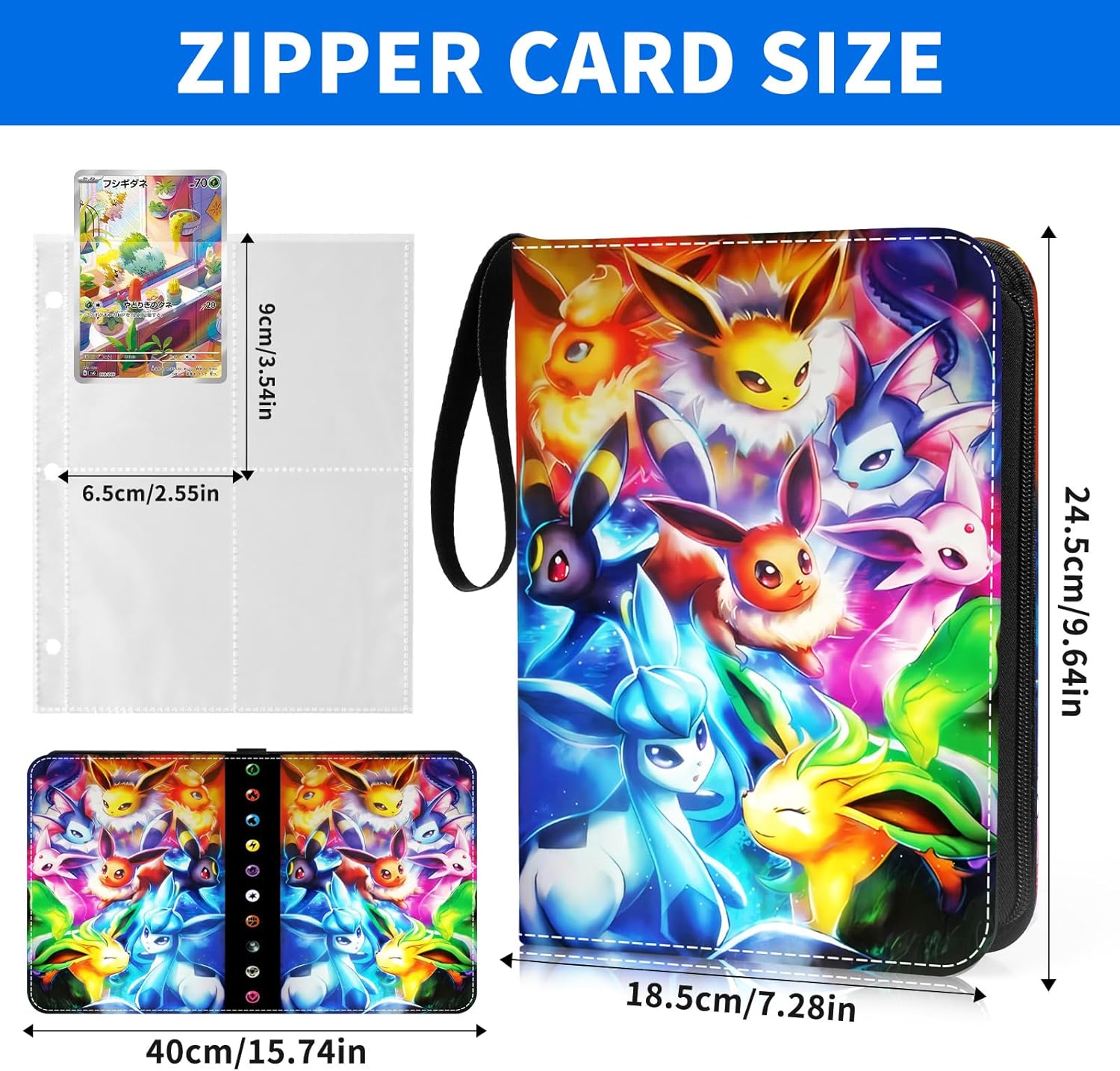 Thumbnail 1 de Egmelos Karten Sammelalbum 50 Seiten, 400 Karten 📷