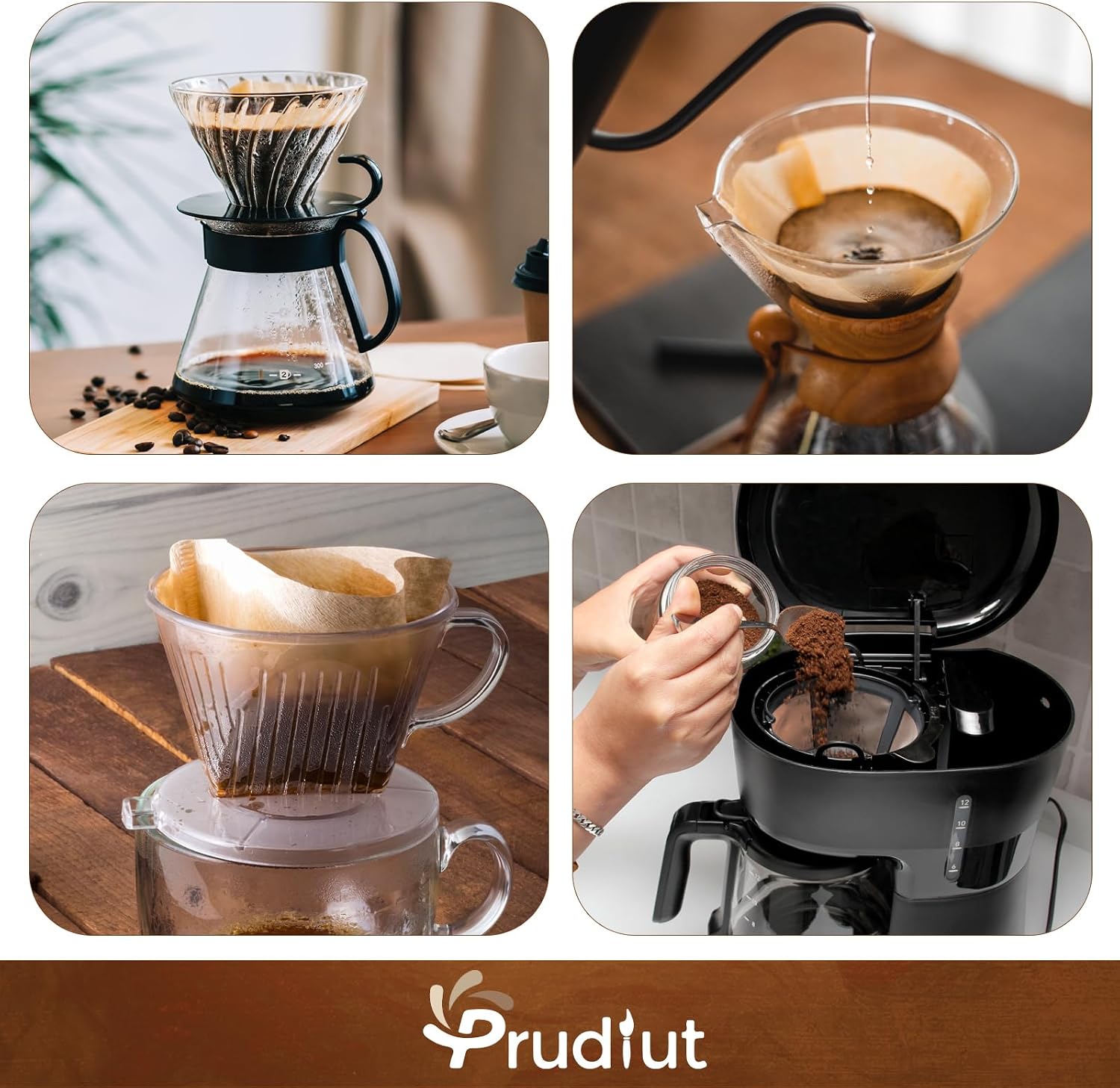 Thumbnail 6 de Unbranded #4 Cone Coffee Filters 160 Count