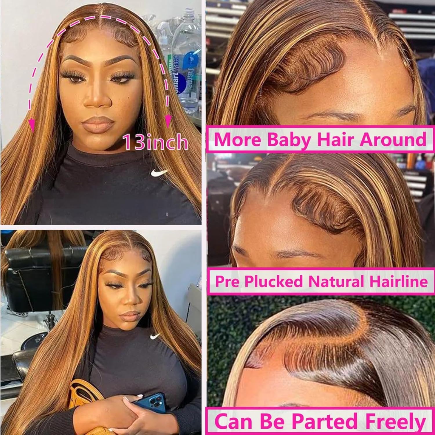 Thumbnail 2 de Cypha Ombre Lace Front Wig 28in