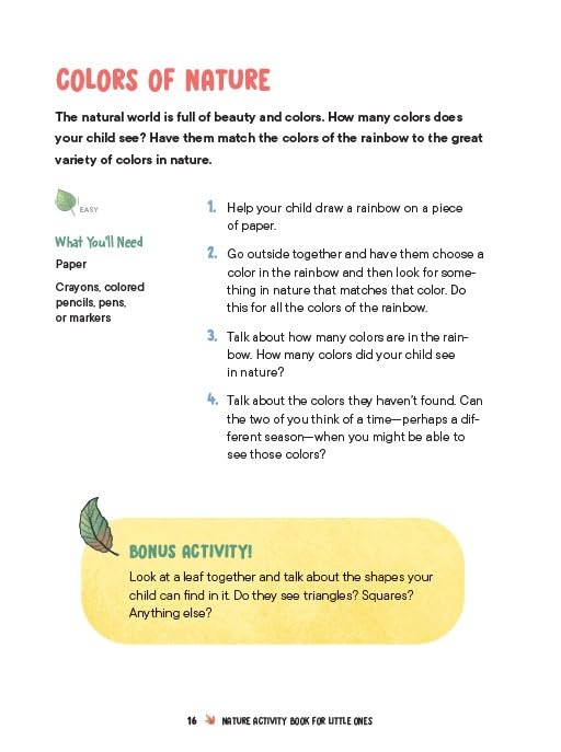 Thumbnail 2 de Nature Activity Book for Little Ones: 100+ Activities for Outdoor Fun