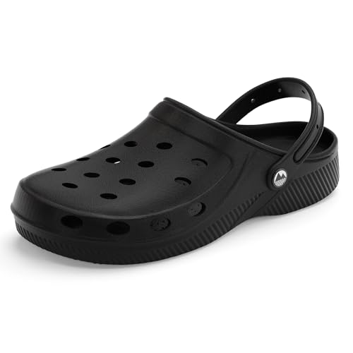 Detalle de Lakeland Active Men's Silloth Lightweight Ventilated Clogs - Black, 9 UK
