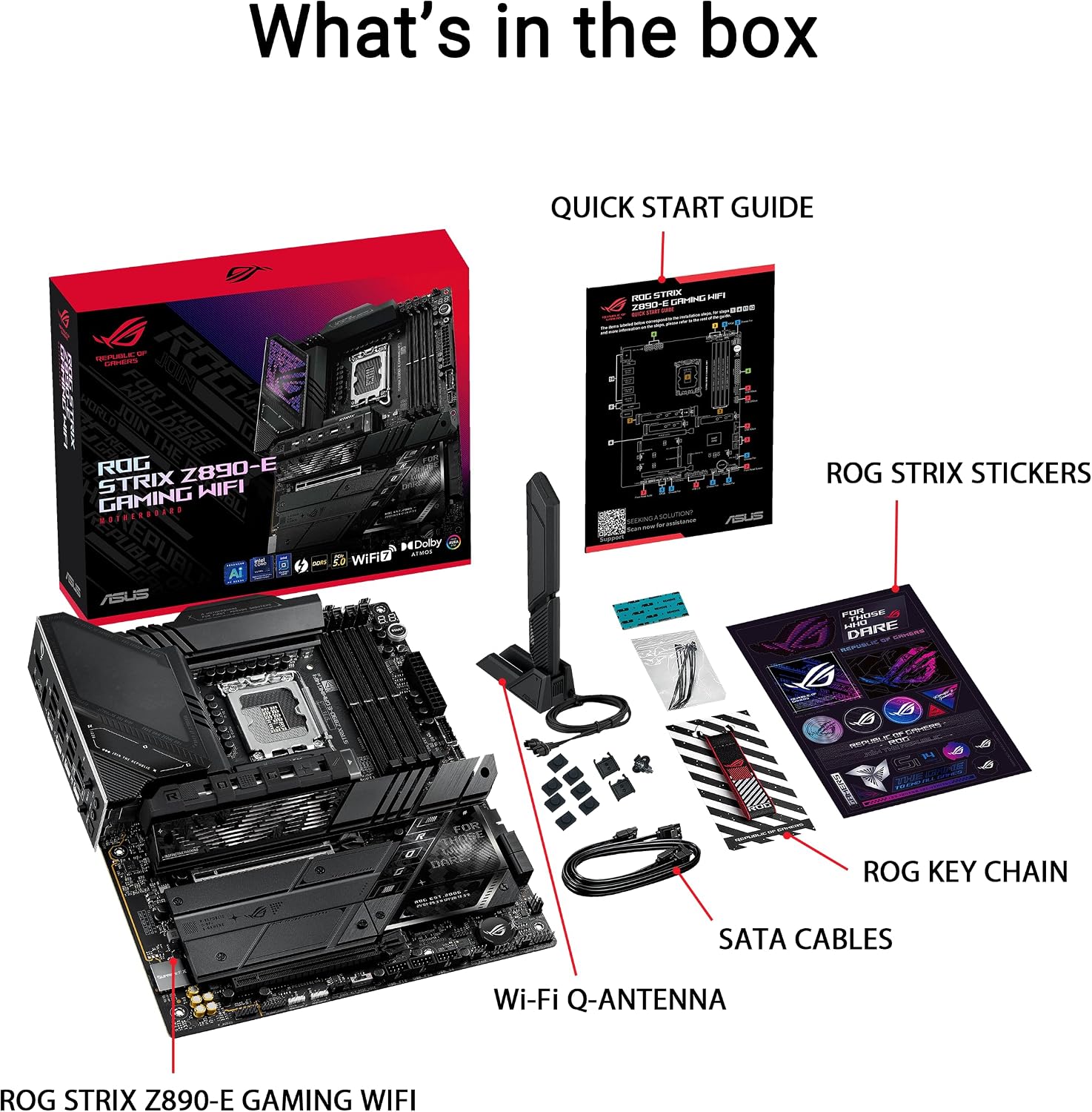 Thumbnail 5 de ASUS ROG Strix Z890-E Gaming Motherboard 7X M.2