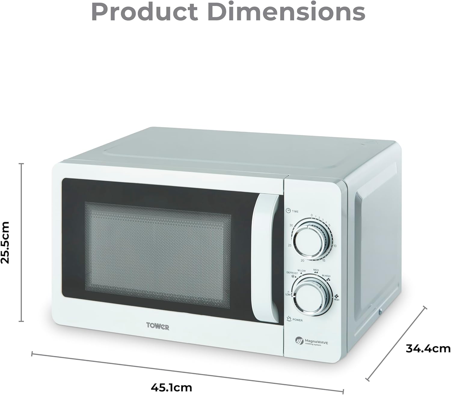 Thumbnail 5 de Tower T24042WHT Microwave