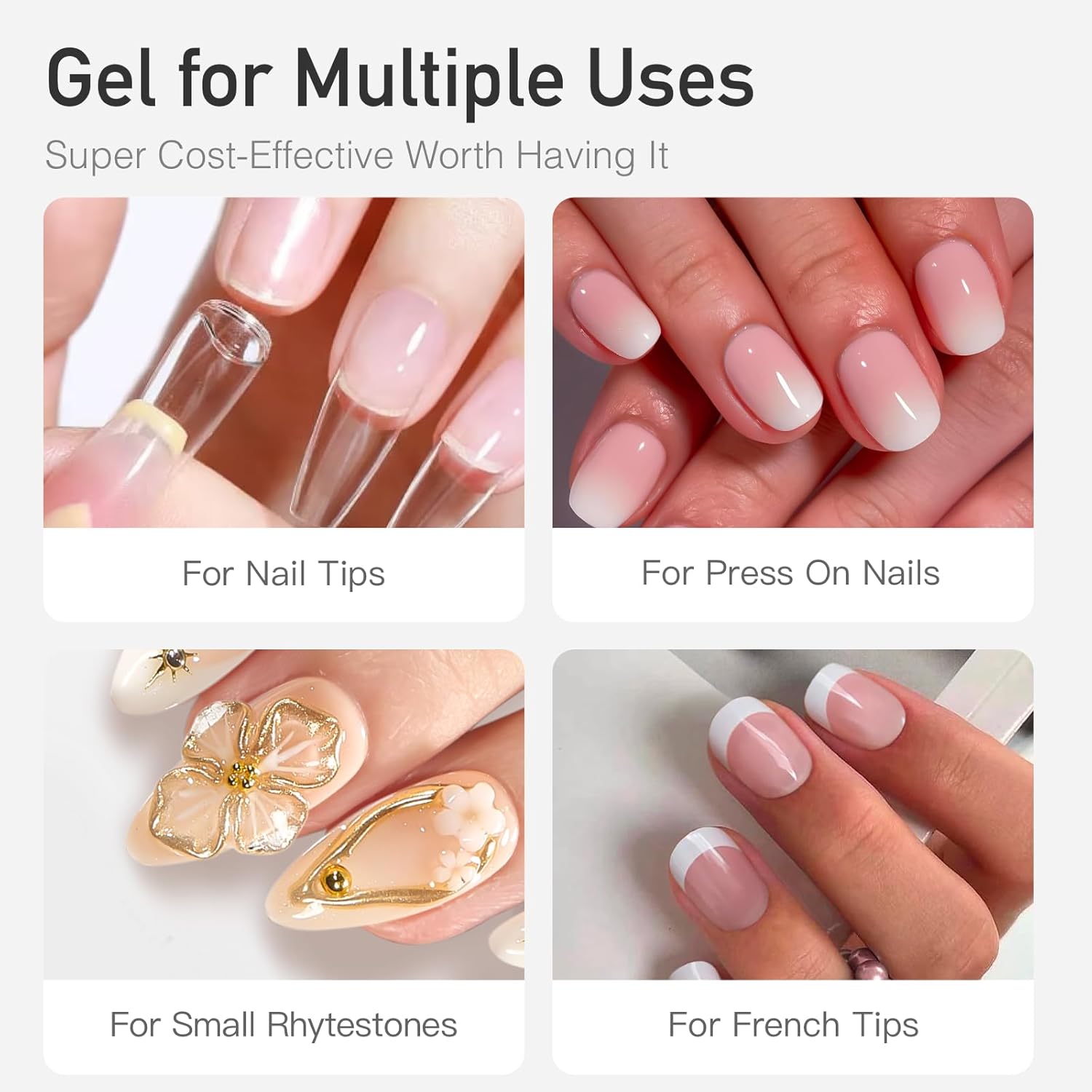 Detalle de CurvLife Nail Glue 2g for Press-On Nails 💅