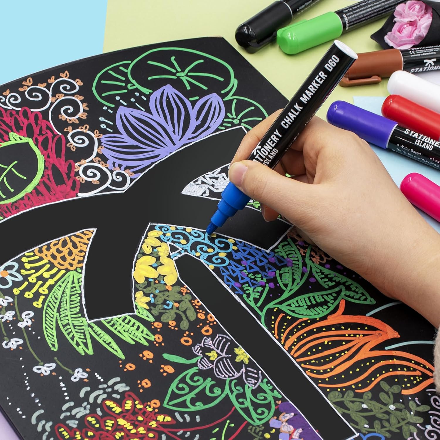Thumbnail 5 de Stationery Island Chalk Pens