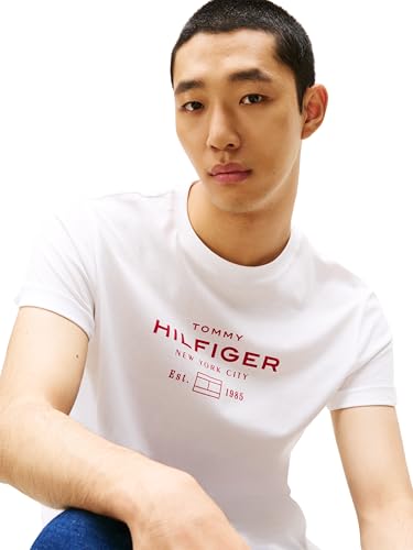 Thumbnail 2 de Tommy Hilfiger Stack Graphic Tee M camiseta blanca