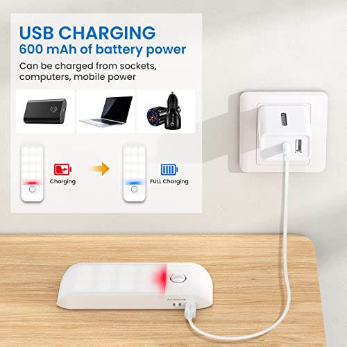 Thumbnail 3 de TEAMPD USB Rechargeable Motion Sensor Night Lights, 2-Pack, 3 Modes