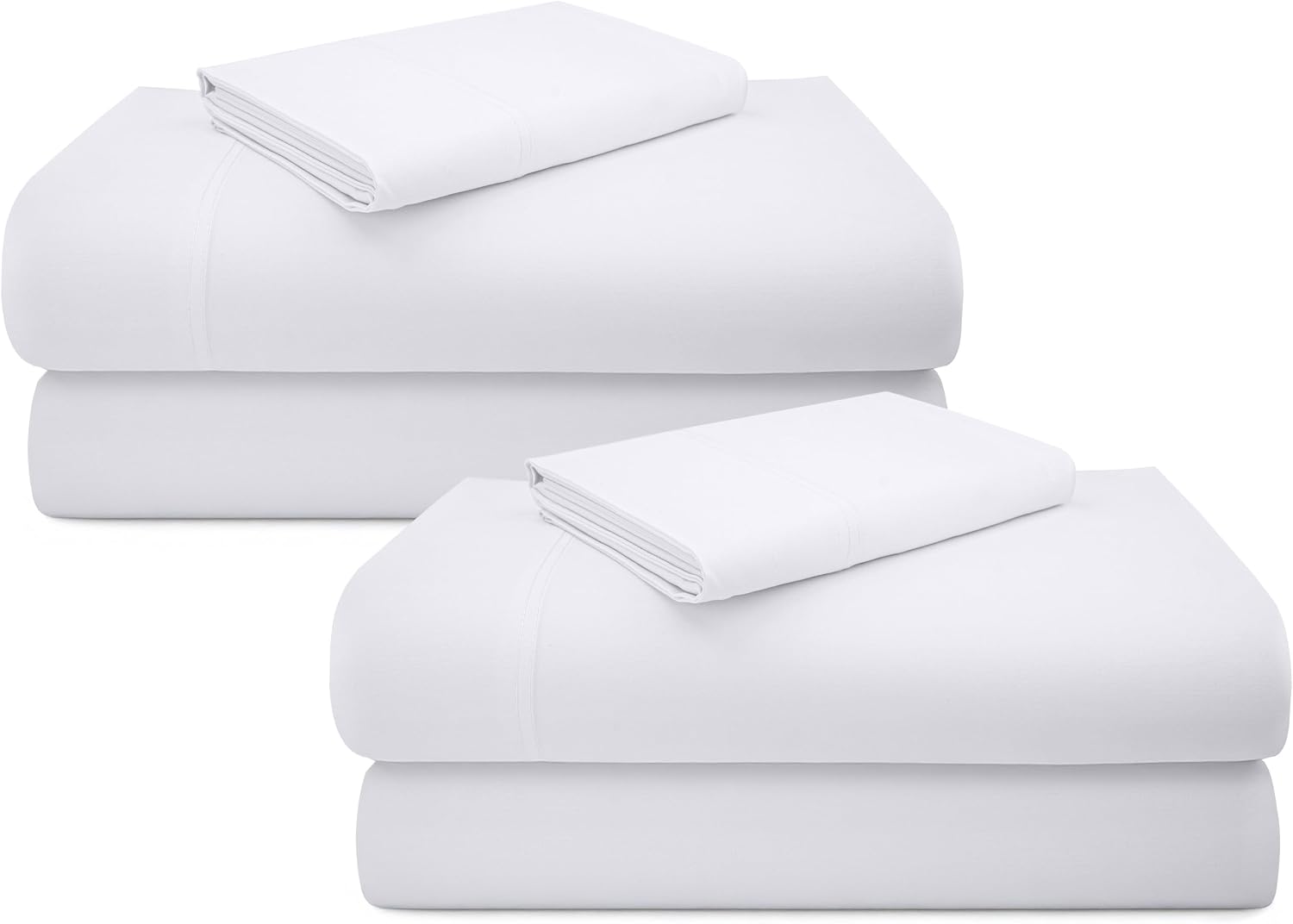 Detalle de California Design Den Full Size Sheets Set – 600 Thread Count Sateen, 100% Cotton, Deep Pockets, Sea Mist Blue