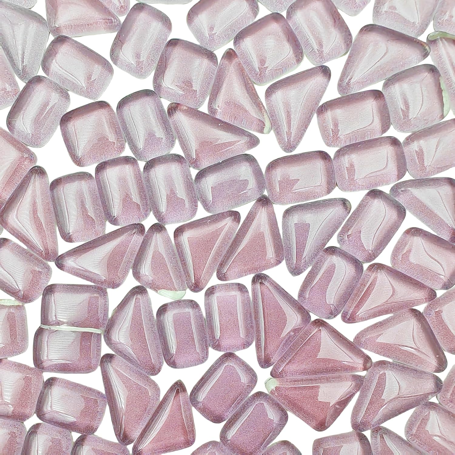Thumbnail 6 de Kristallglas Mosaikfliesen Set Lila – 500 g (1,1 lb) für DIY-Dekoration und Gartenprojekt