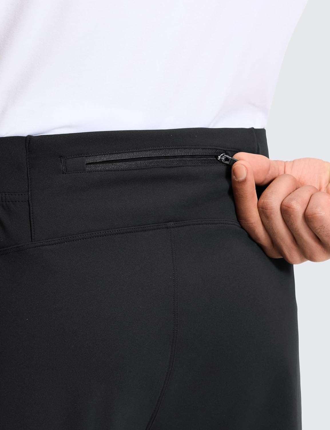 Thumbnail 5 de CRZ YOGA Pantalon de Voyage de Randonnée Athlétique Léger pour Hommes – Poches, 76 cm