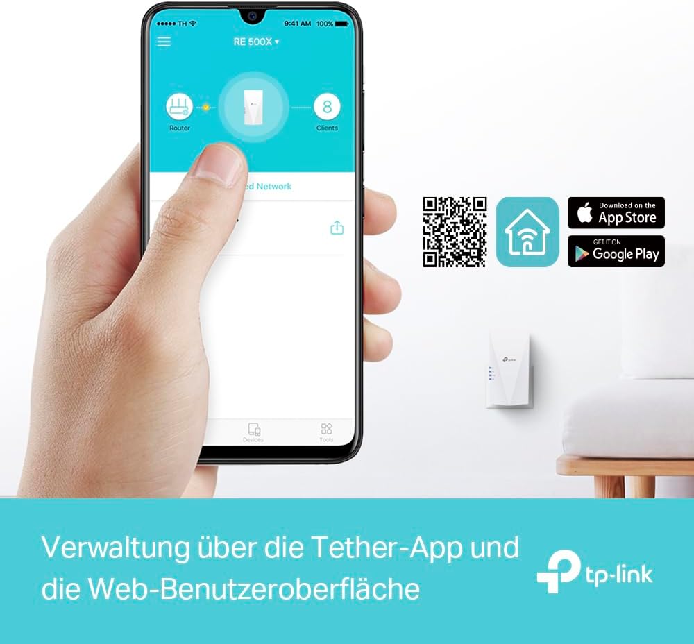 Thumbnail 6 de TP-Link RE500X AX1500 WLAN Verstärker 📶