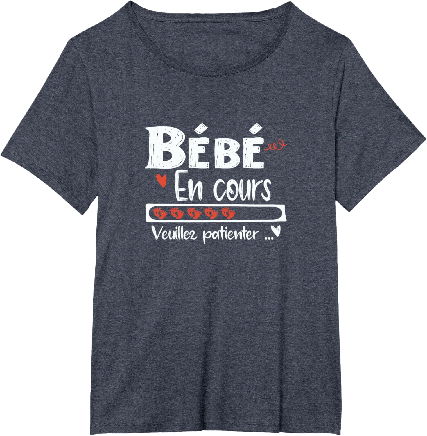 Detalle de Bébé en Cours – T-shirt annonce grossesse femme enceinte