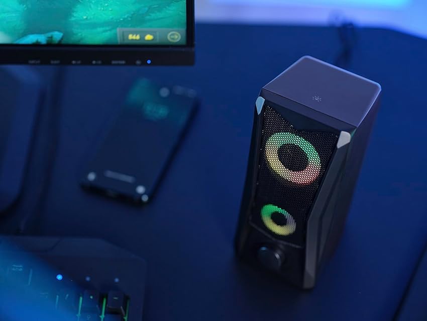 Thumbnail 5 de Trust Gaming GXT 606B Javv 🚀 Altavoces Gaming 2.0 con Luz RGB