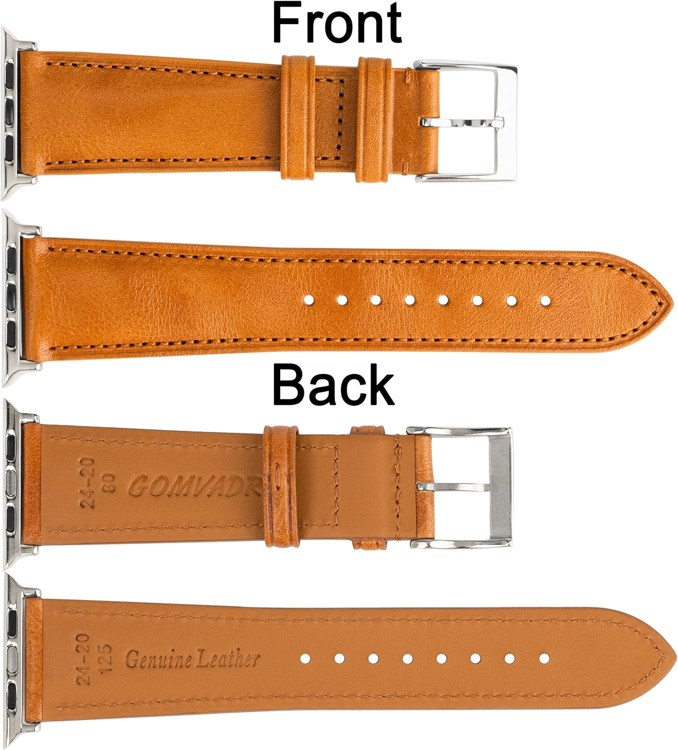Thumbnail 5 de Leather Straps Compatible with Apple Watch 49 mm Ultra