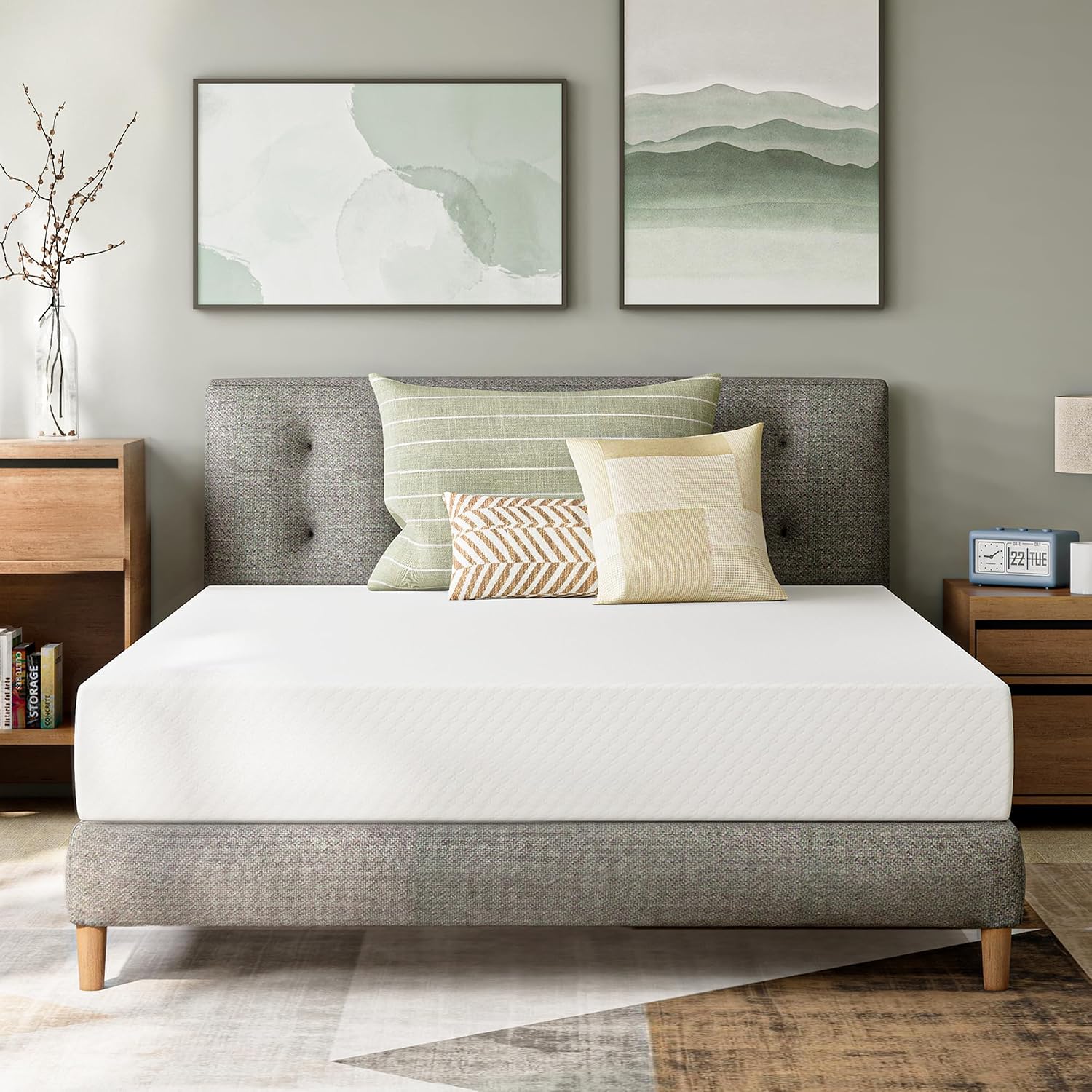 Detalle de GAESTE GS-ME-BA-8F Full Mattress, 8-Inch Cooling Gel Memory Foam