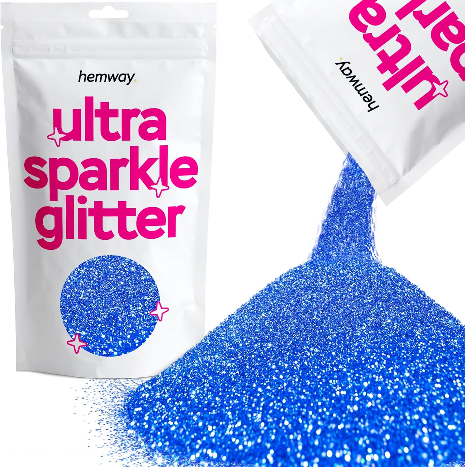 Detalle de Hemway Ultra Sparkle Glitter Sapphire Blue 100g