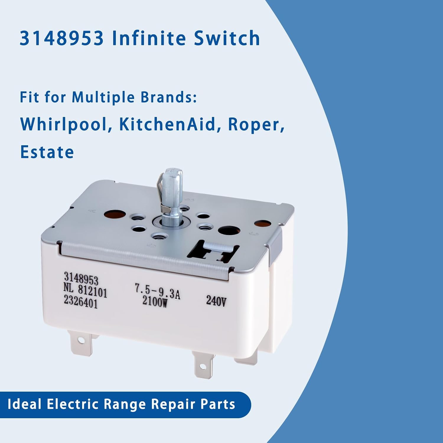 Thumbnail 3 de Whirlpool Infinite Control Switch 3148953