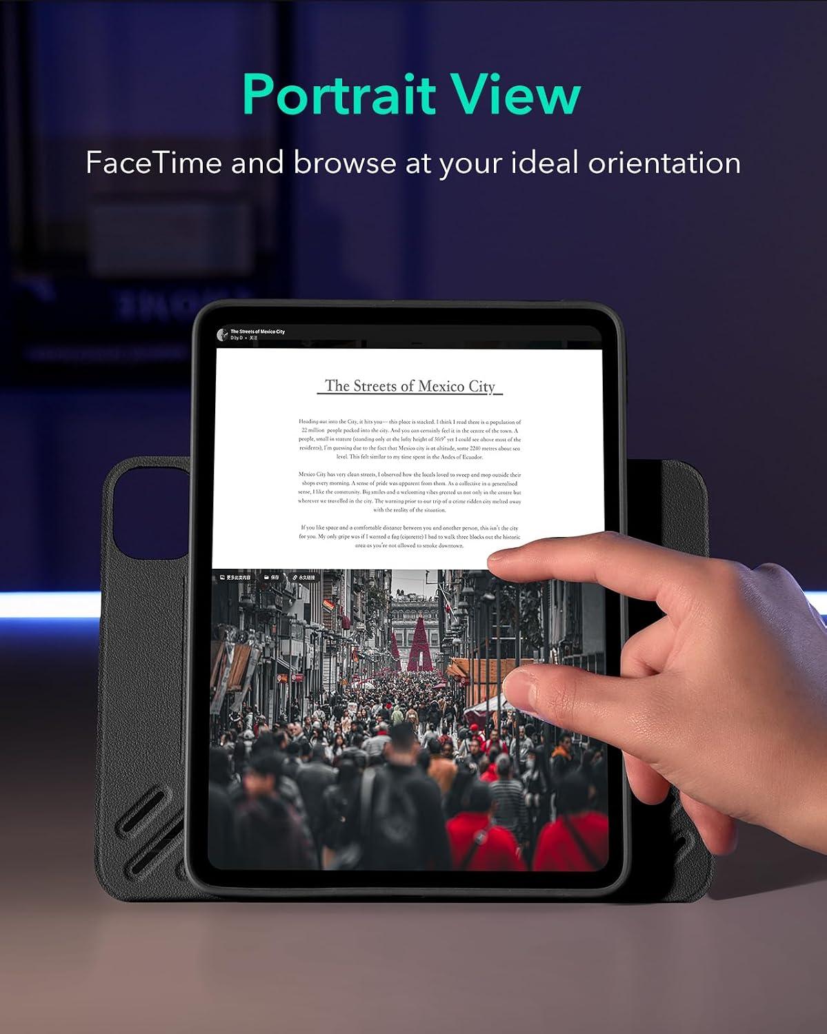 Thumbnail 4 de ESR iPad Pro 13 Case Rotating Stand