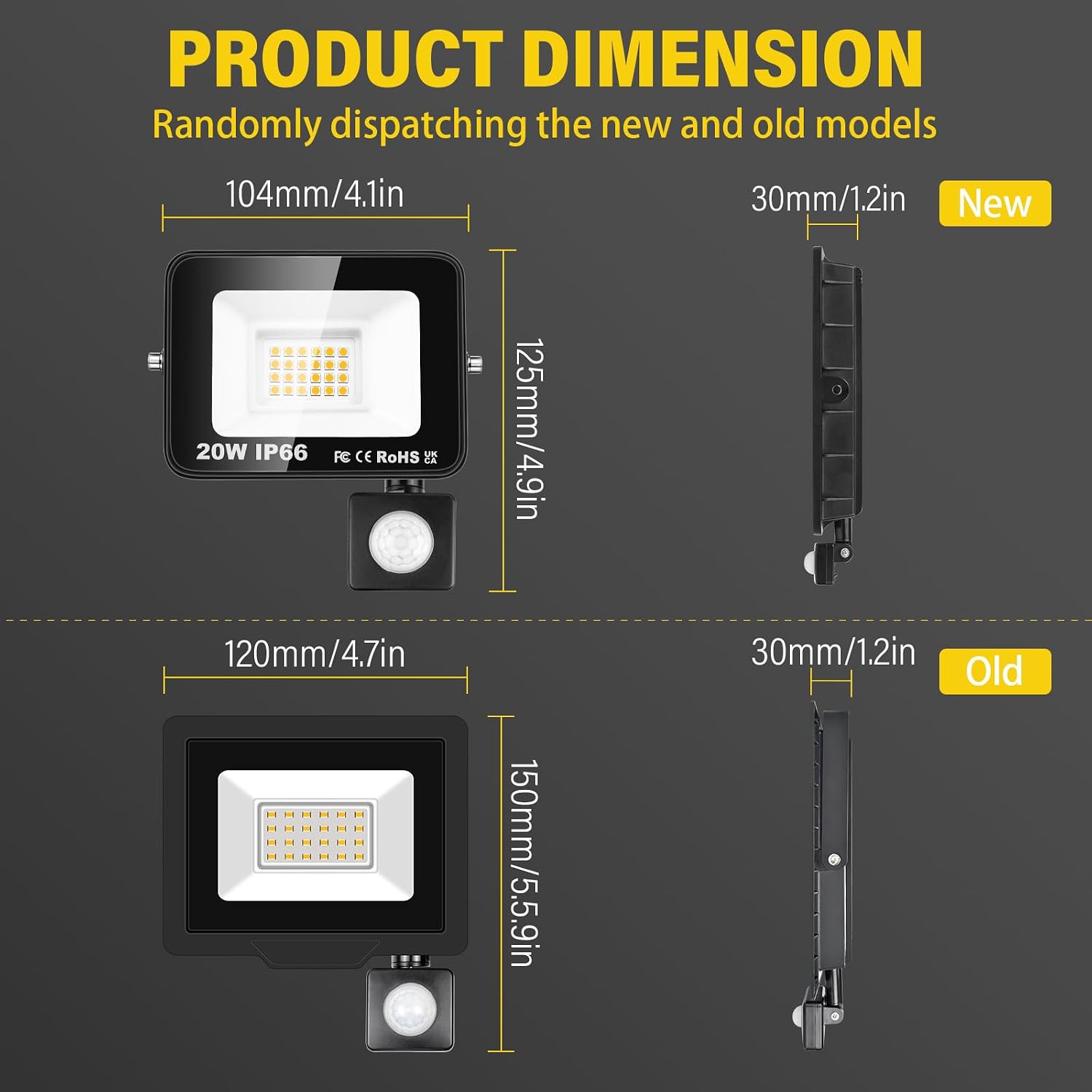 Detalle 2 de Willpower LED floodlight with motion sensor