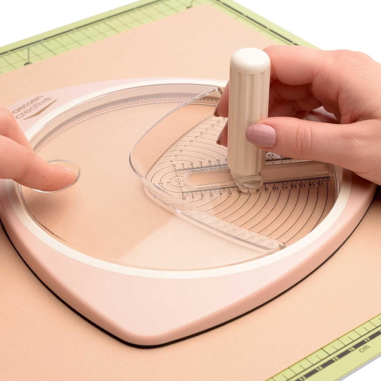 Thumbnail 6 de Vaessen Creative Cutter Circulaire Ø 2,5 à Ø 15 cm – 3 Lames de Rechange – Coupe Papier Cercle Rose