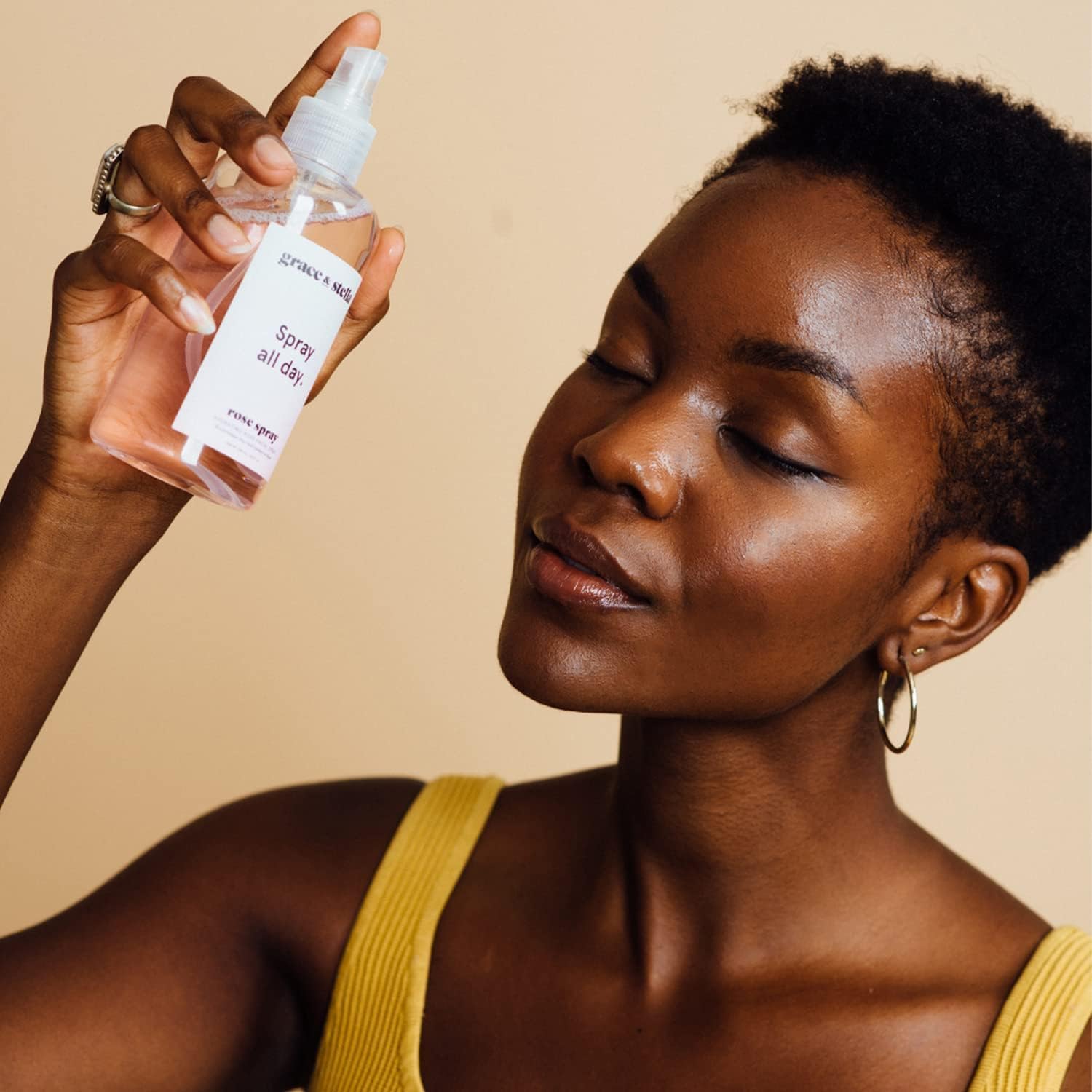 Thumbnail 6 de grace & stella Award-Winning Rose Water Facial Spray (240ml) — vegan rose water toner mist