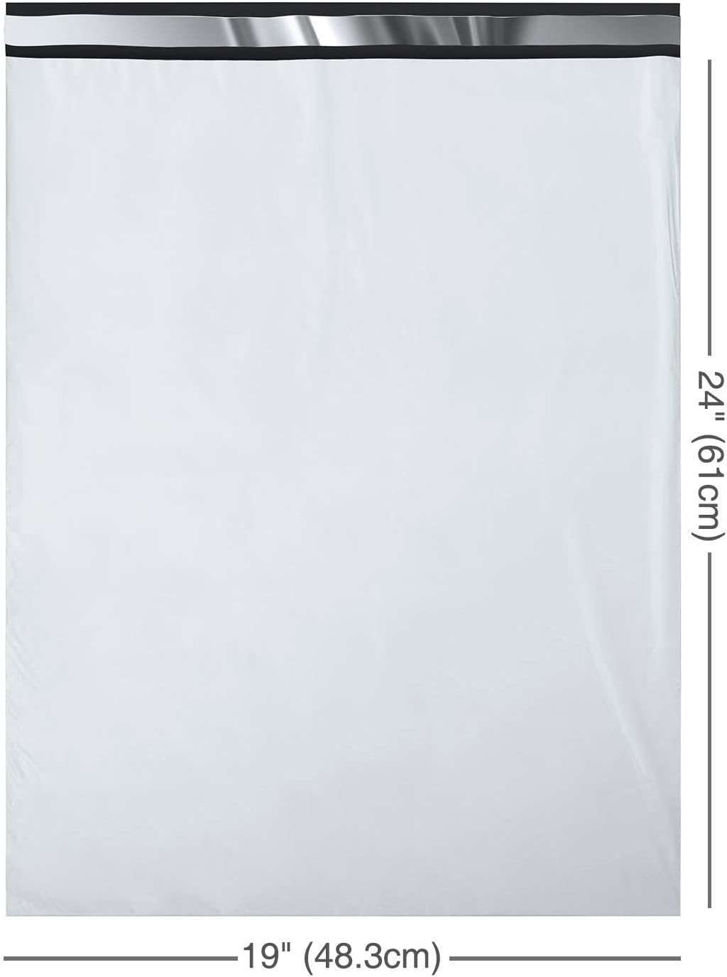 Thumbnail 2 de Fuxury 19 x 24-Inch Poly Mailers, 250-Pack, White Self-Seal Shipping Bags