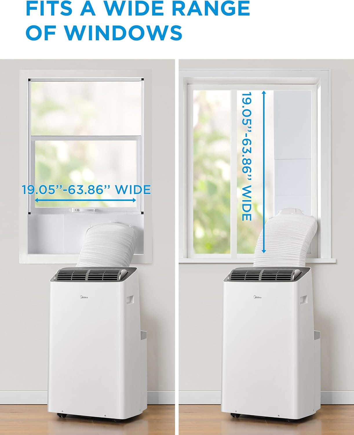 Detalle 2 de Midea Duo MP12SV5CWT Portable Air Conditioner, 14,000 BTU, Inverter, Wi-Fi