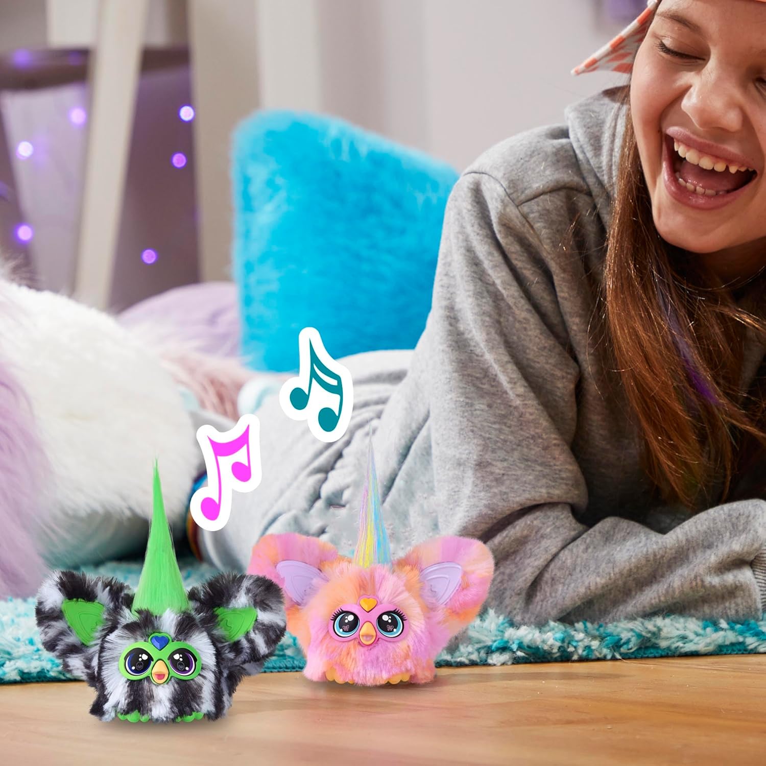 Thumbnail 5 de Furby - 2 Furblets Interactivos, Mini Peluches Electrónicos
