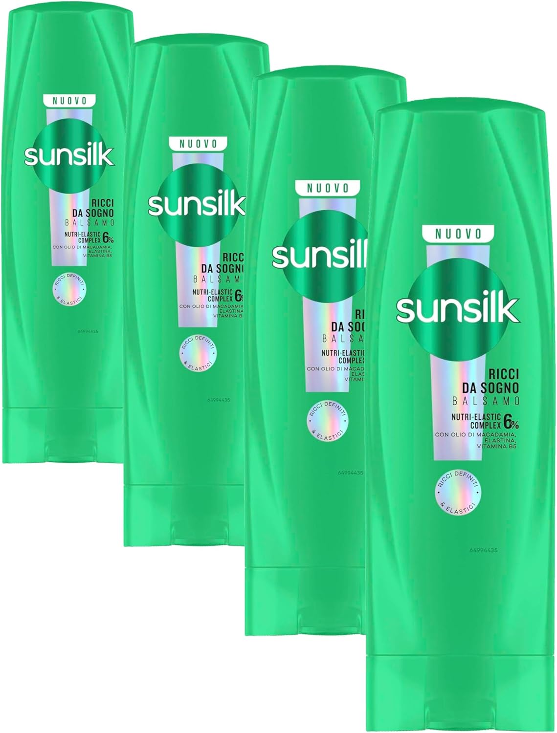 Detalle de Sunsilk Balsamo Ricci da Sogno – trattamento nutriente per ricci definiti ed elastici, 200 ml (confezione da 4)