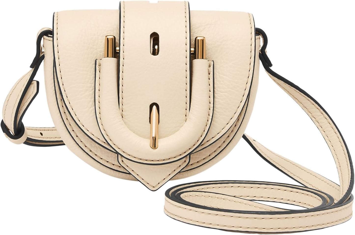 Detalle 2 de Fossil - Harwell, Tracolla Donna: mini bag in pelle con solapa