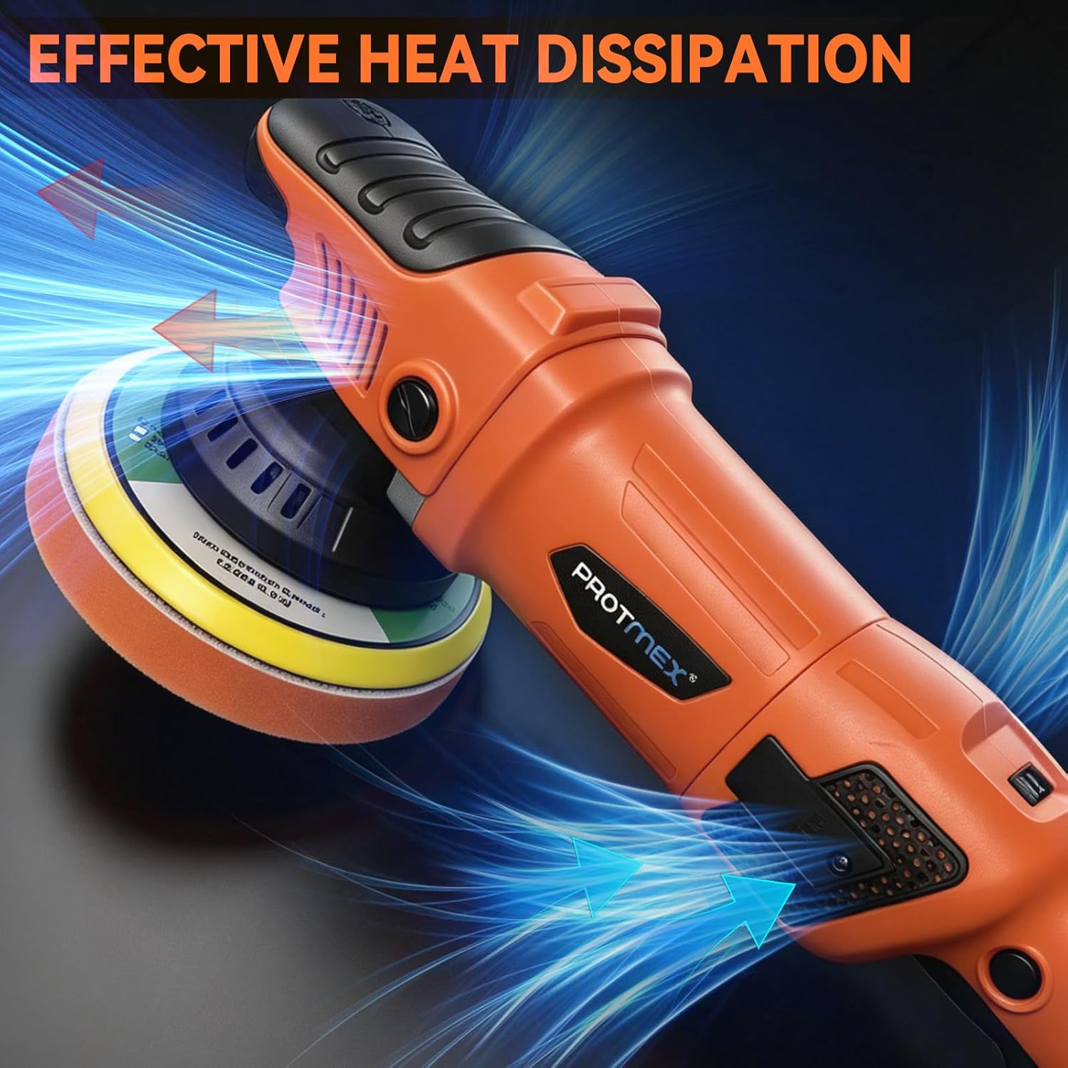 Thumbnail 5 de Protmex 1200W Dual Action Car Polisher 6-inch