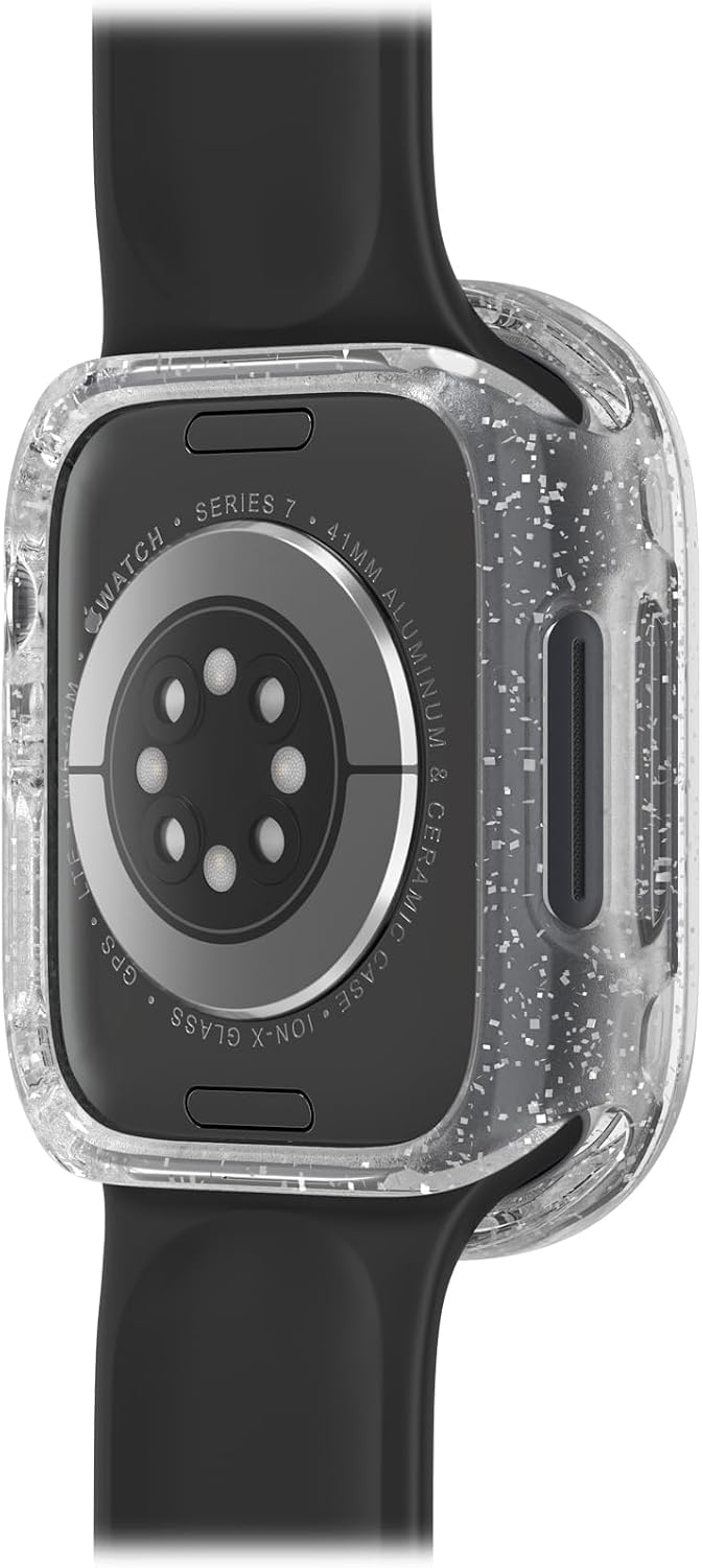 Detalle de Otterbox Watch Bumper pour Apple Watch Series 9/8/7 (41 mm) — coque fine transparente pour protéger l’écran et les bords