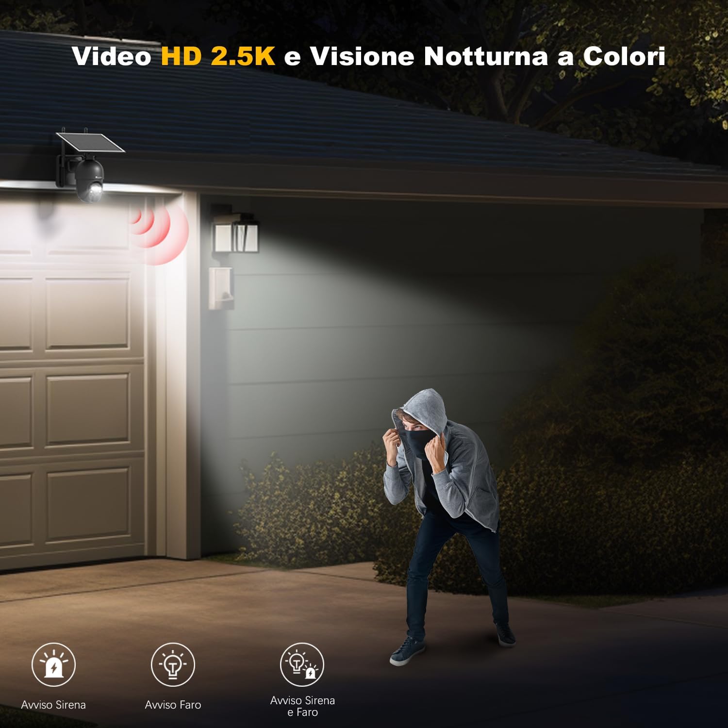 Detalle de Ctronics 2,5K 4G LTE telecamera IP66