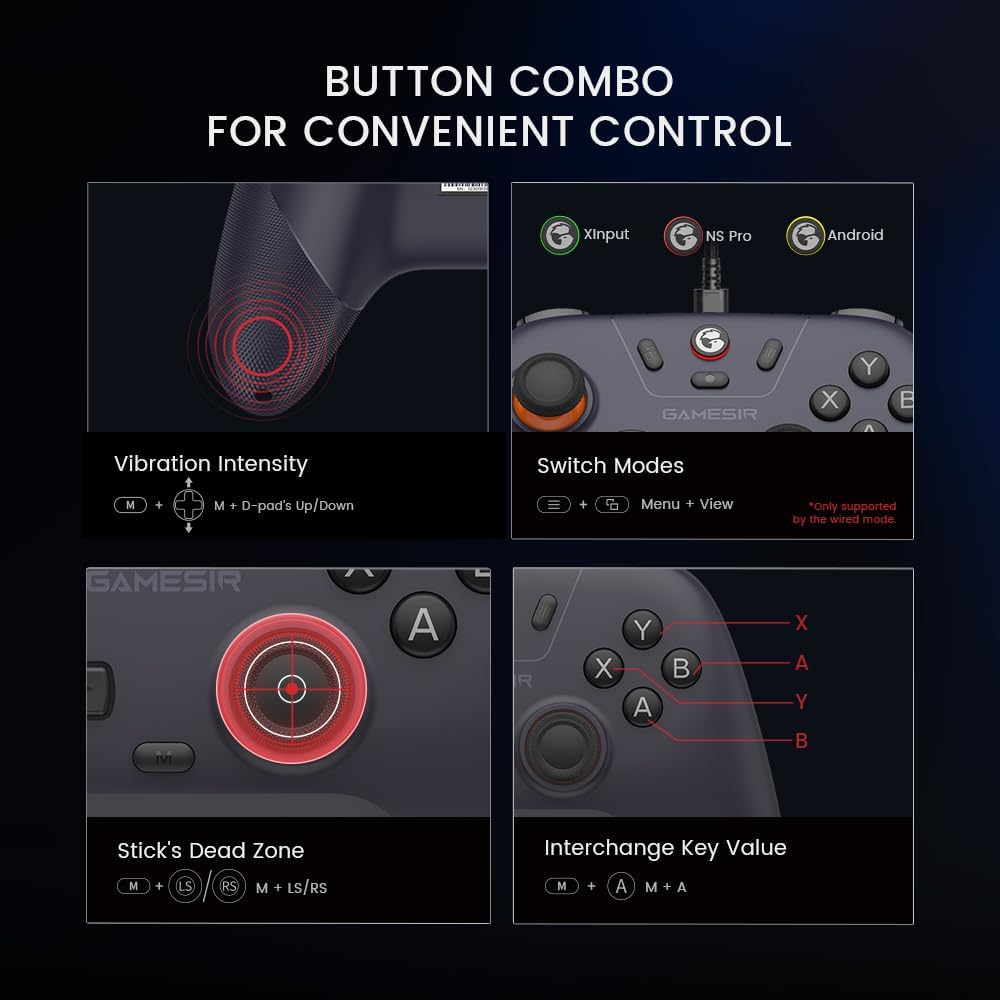 Thumbnail 6 de GameSir Nova Lite Wireless Controller Tri-Mode Konnektivität