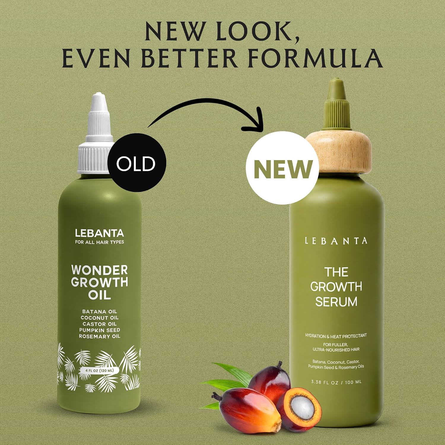 Detalle de Lebanta Batana Oil for Hair - 100% Pure & Natural Blend for Thicker, Stronger-Looking Hair